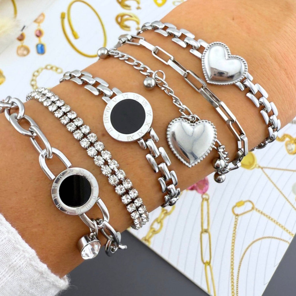 Love Heart Bracelet Stainless Steel