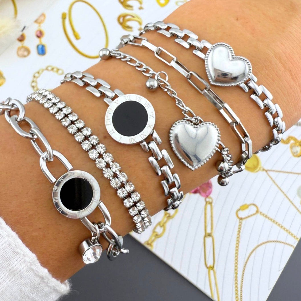 Love Heart Bracelet Stainless Steel